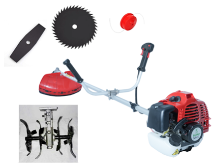 Brush cutter, tilling unit combo520