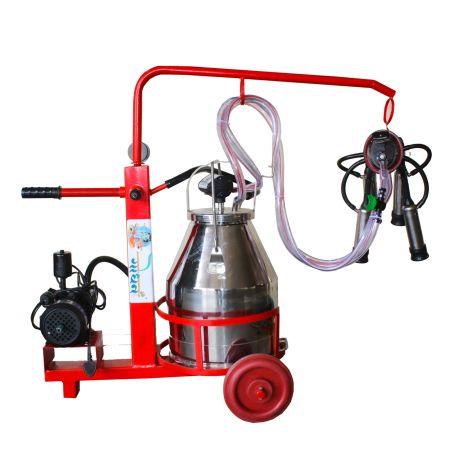 Godhan GS 150 Oil Single Bucket Milking Machine With Trolley